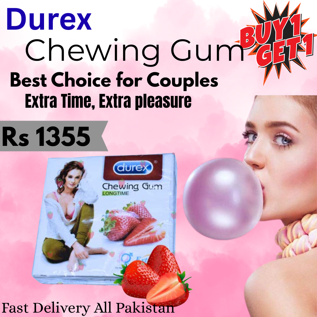 Durex Chewing Gum β Longtime Support Buy 1 Get 1 Free | Free Home Delivery