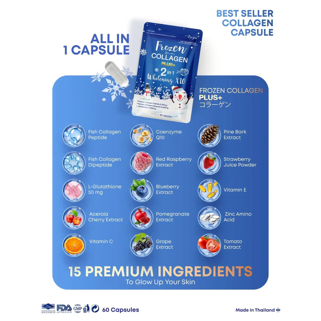 Gluta Frozen Collagen 2 In 1 Capsules ( 60 )