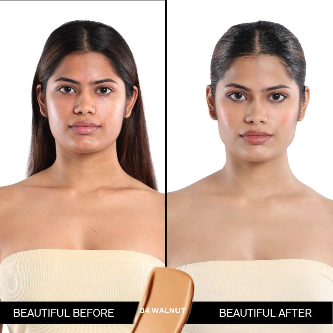 Flicka Flawless Base Duo | Silk Touch 3-in-1 Primer + The Base Story Foundation for Long-Lasting, Matte Perfection