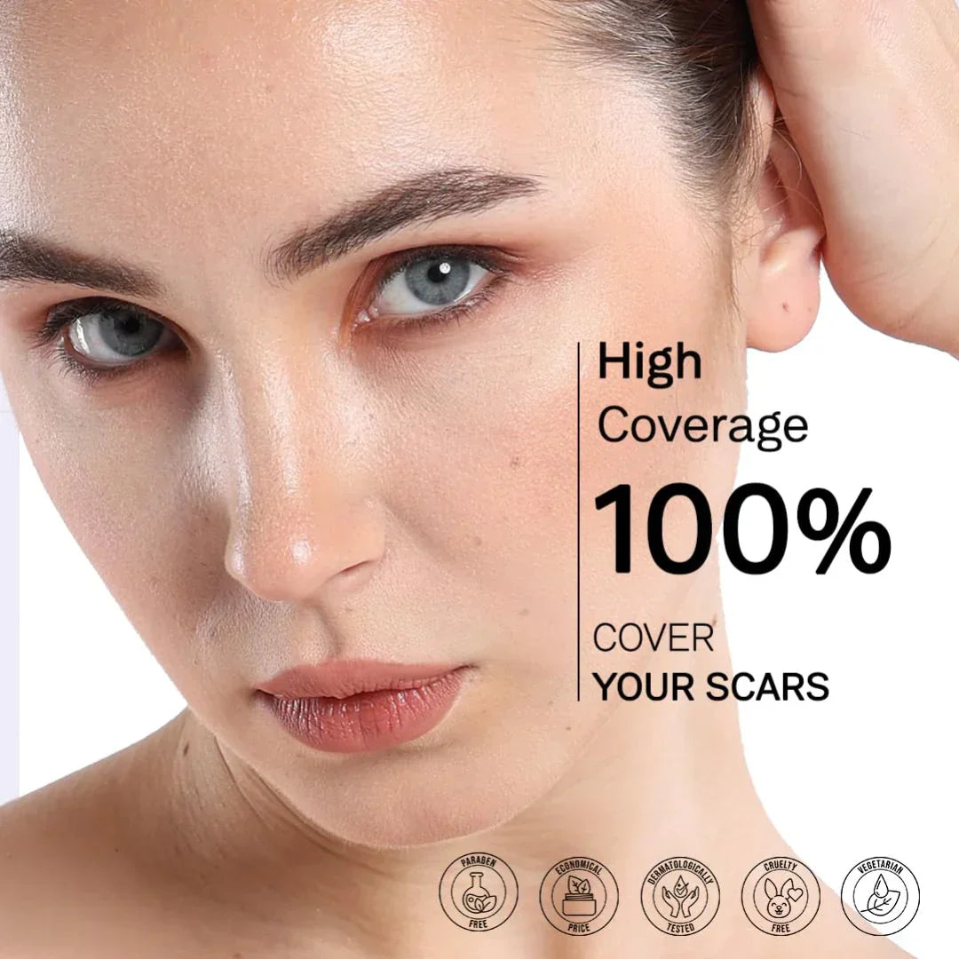 Flicka The Base Story Foundation - High Coverage, Skincare-Infused & Waterproof