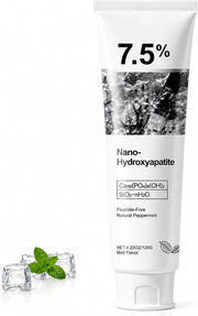 Ayzololo 7.5% Hydroxyapatite Toothpaste,Gentle and Effective Formula,Fresh Mint (Pack of 1)