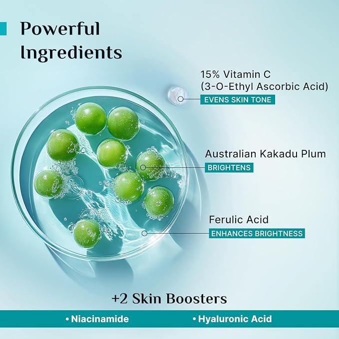 🎁 Buy 1 Get 2 FREE — Get 3 Serums for Only Rs. 1,549 Pilgrim 15% Vitamin C Face Serum – With Ferulic Acid & Australian Kakadu Plum | Advanced Brightening Serum