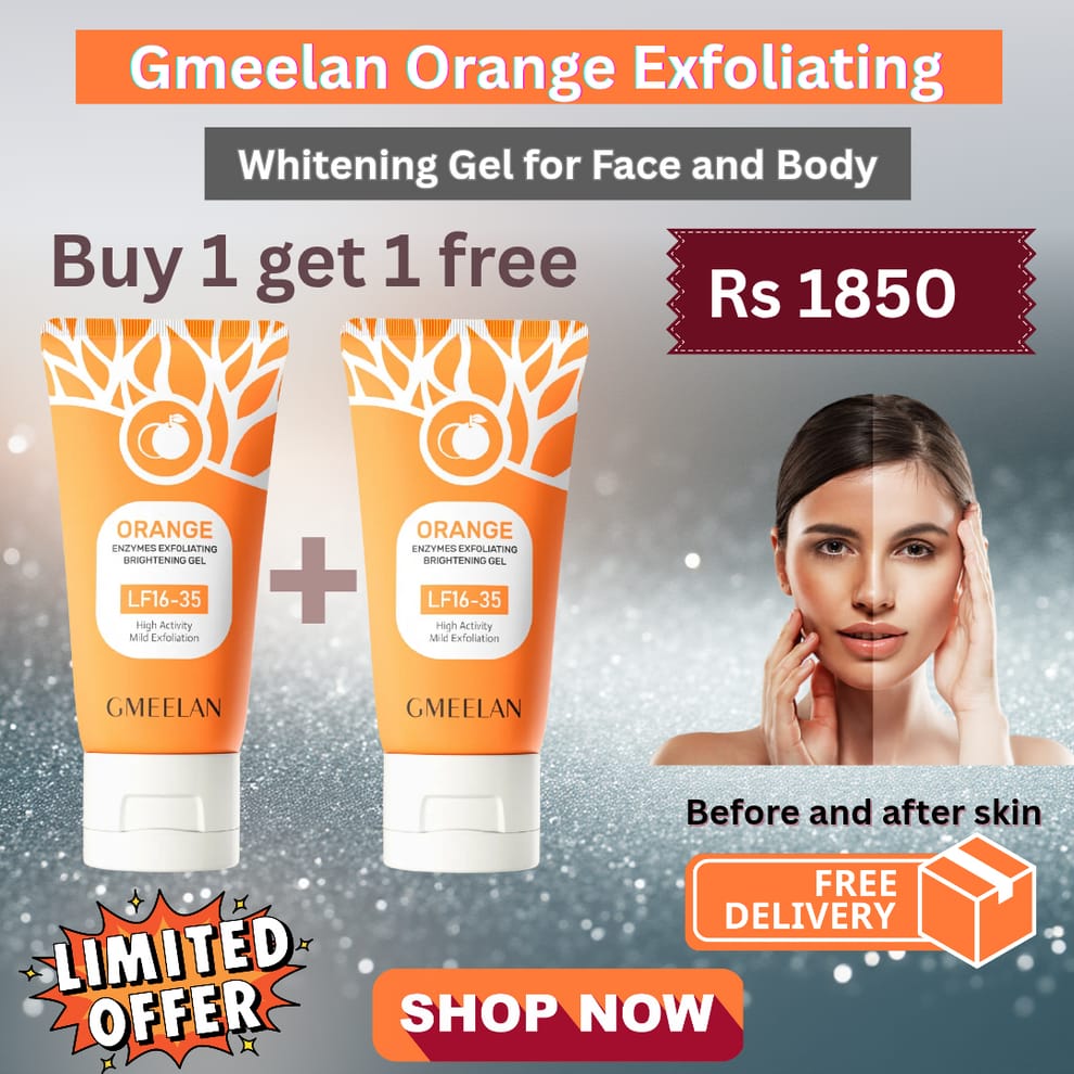 Buy 1 Get 1 Free-Gmeelan Orange Enzymes Exfoliating Brightening Gel - 50g