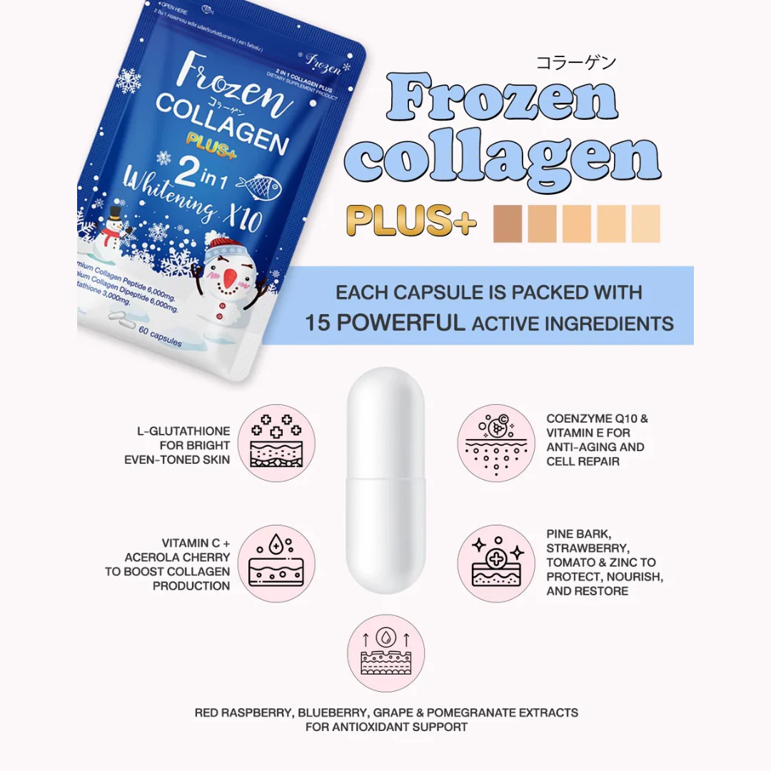 Gluta Frozen Collagen 2 In 1 Capsules ( 60 )