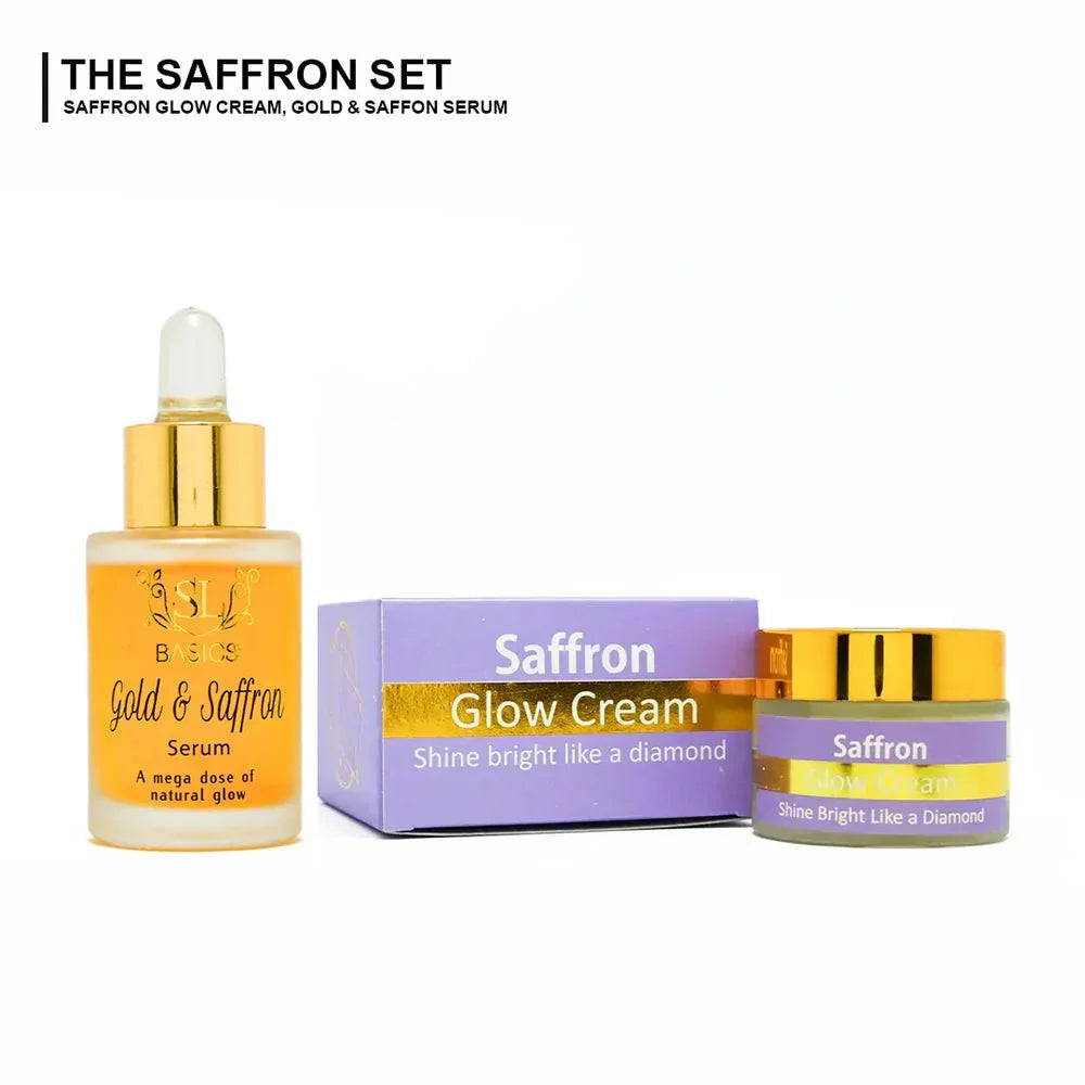 SL Basics Whitening Deal - Saffron cream + Gold serum for brightening